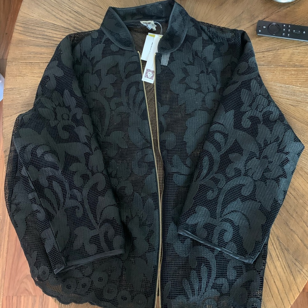 Black mesh jacket